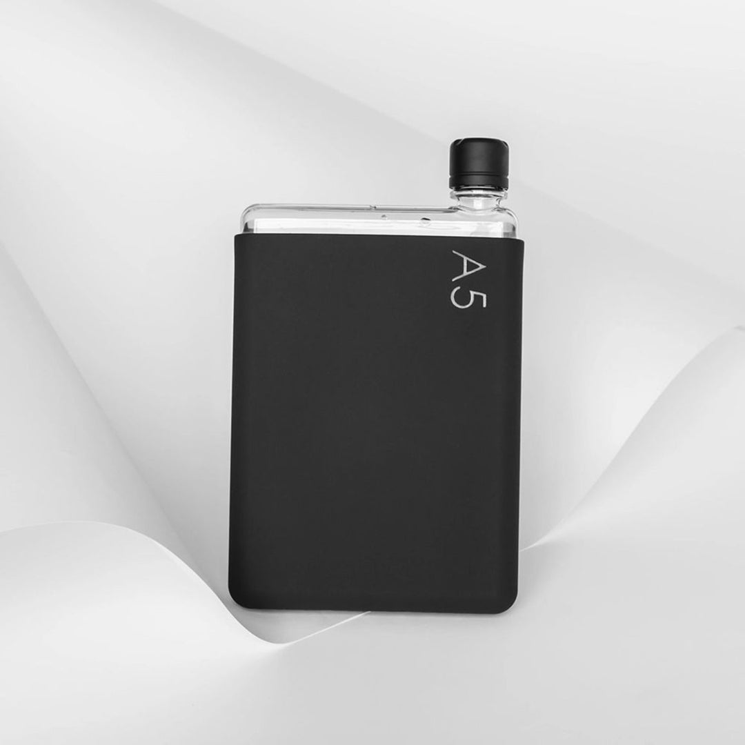 memobottle | sleeve A5 silicone | black ink - LC