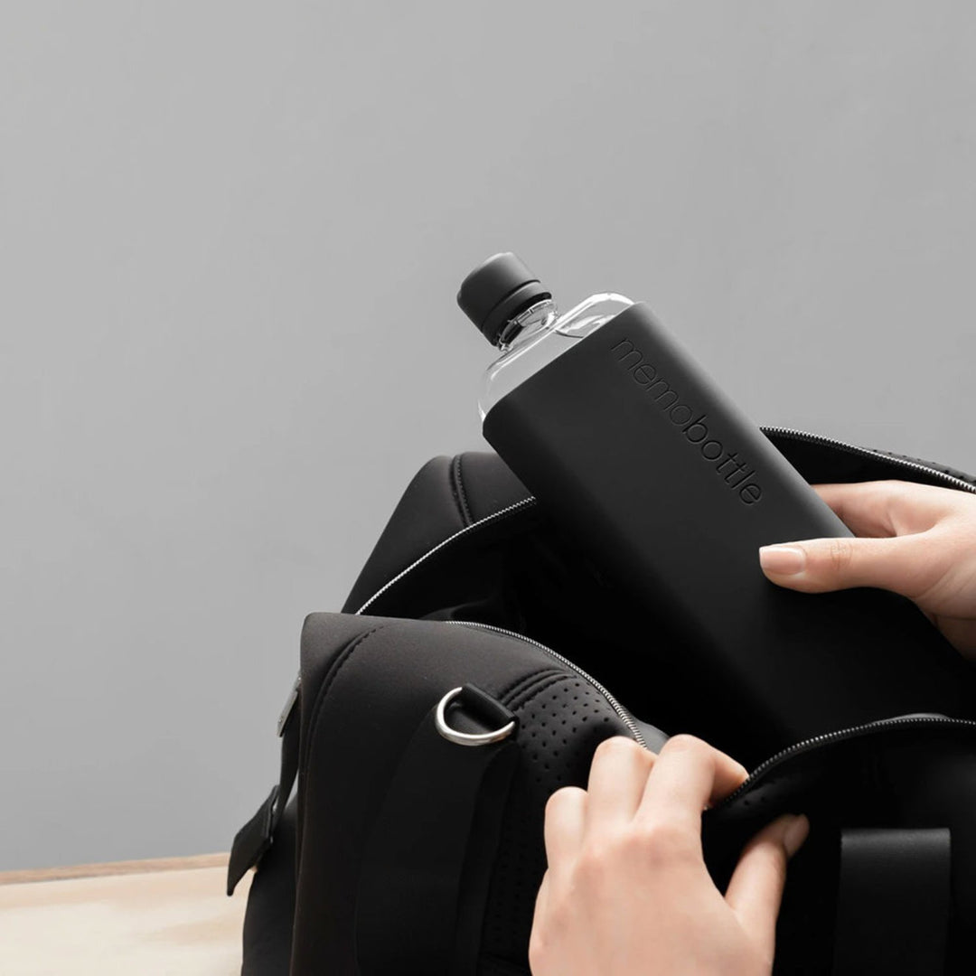 memobottle | sleeve slim silicone | black ink - LC