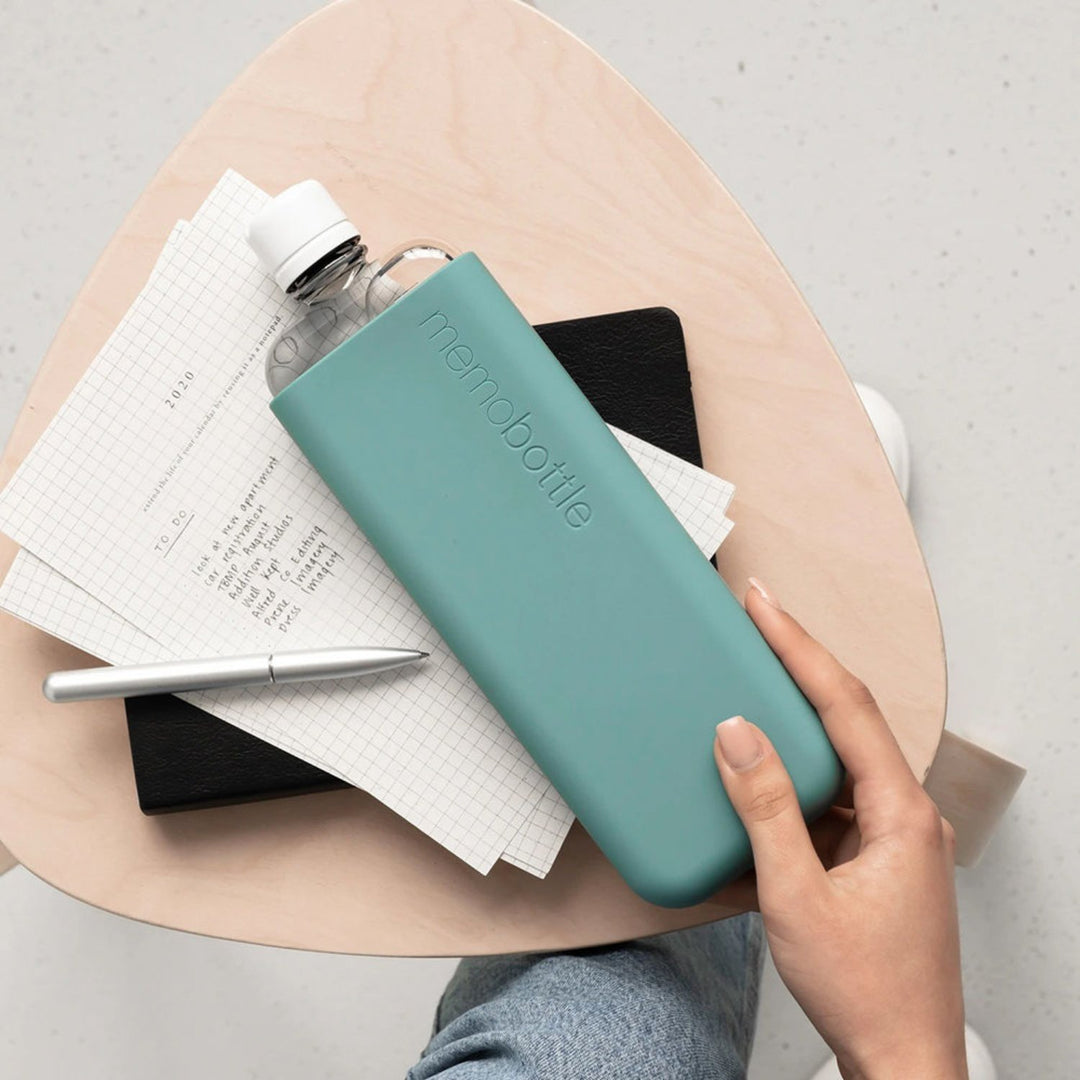 memobottle | sleeve slim silicone | sea mist - LC