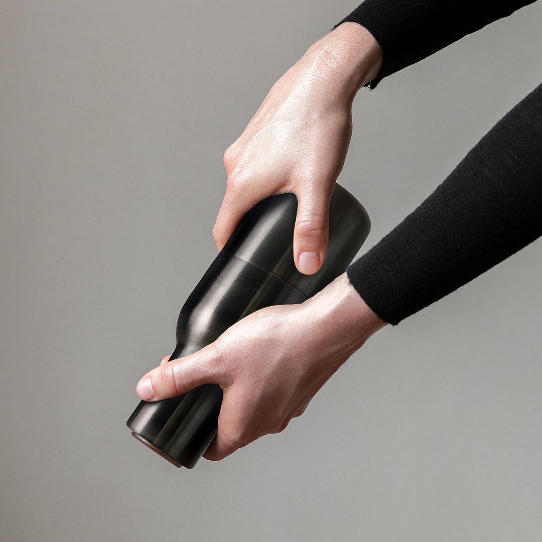 audo copenhagen (menu) | bottle grinder set | bronzed brass + walnut lid