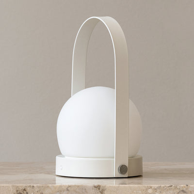 audo copenhagen (menu) | carrie portable table lamp | white v2