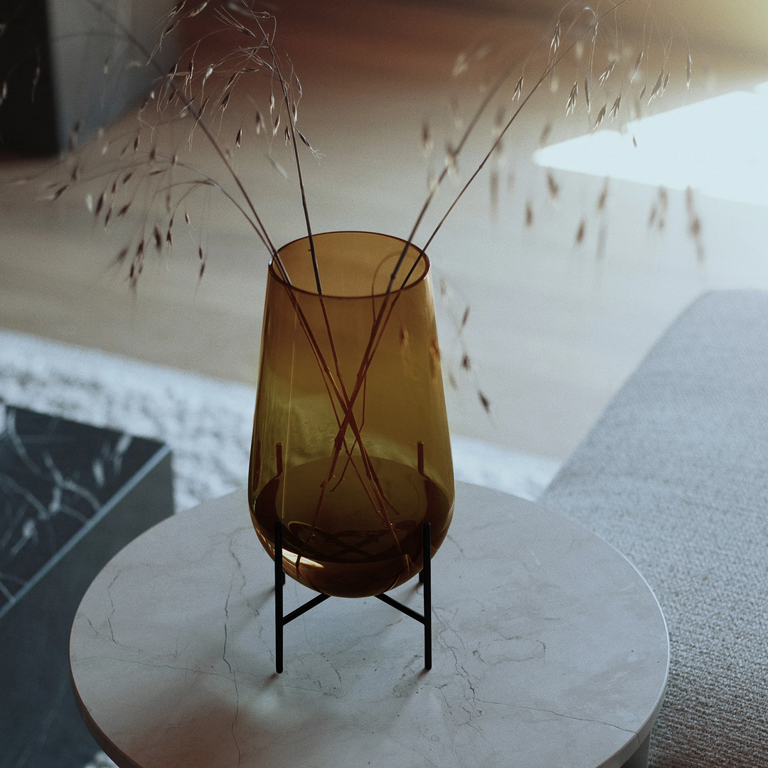 audo copenhagen (menu) | echasse vase | amber small - DC