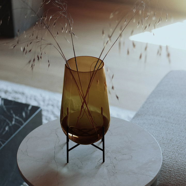 audo copenhagen (menu) | echasse vase | amber small - DC