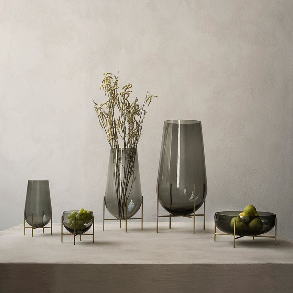 Échasse Vase, MENU Small スモーク フラワーベース audo copenhagen (menu) | echasse vase | smoke small – top3 by design