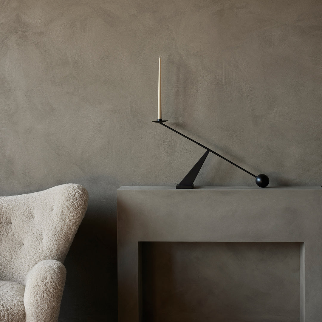 audo copenhagen (menu) | interconnect candle holder | black