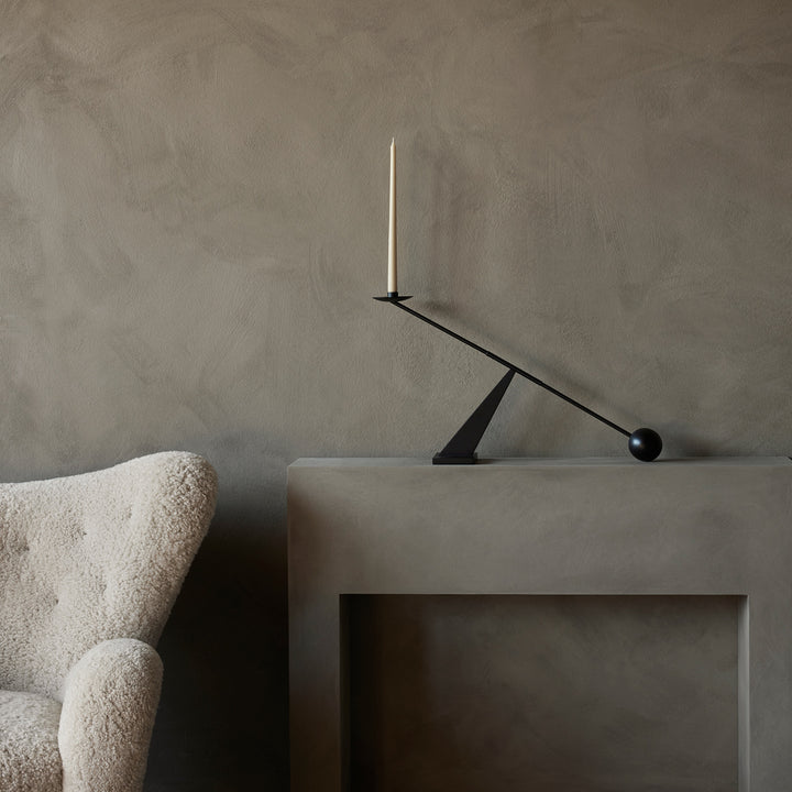 audo copenhagen (menu) | interconnect candle holder | black