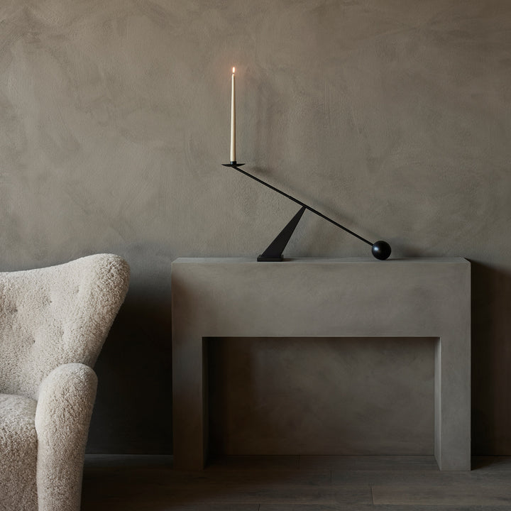 audo copenhagen (menu) | interconnect candle holder | black