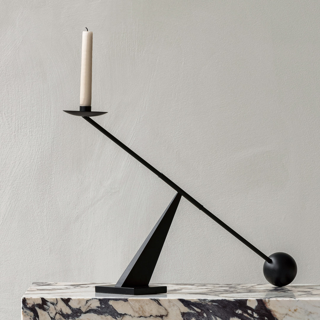 audo copenhagen (menu) | interconnect candle holder | black