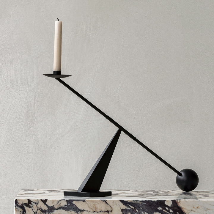 audo copenhagen (menu) | interconnect candle holder | black