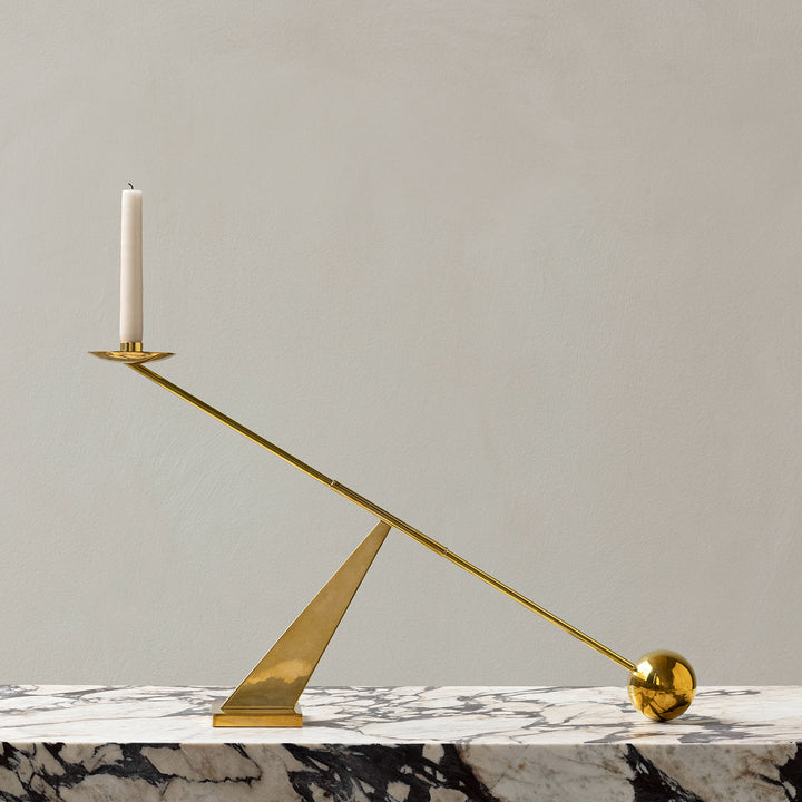audo copenhagen (menu) | interconnect candle holder | polished brass