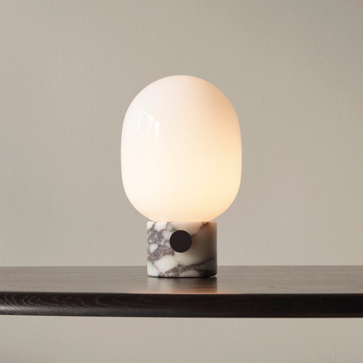 audo copenhagen (menu) | jwda table lamp large | rose calacatta viola marble