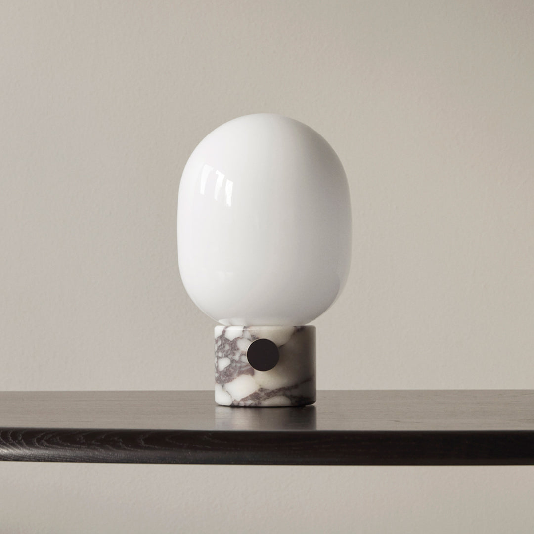 audo copenhagen (menu) | jwda table lamp large | rose calacatta viola marble