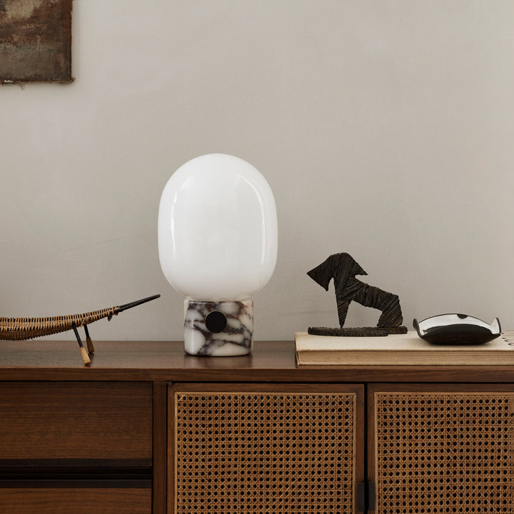 audo copenhagen (menu) | jwda table lamp large | rose calacatta viola marble