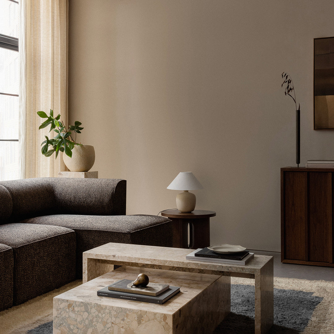 audo copenhagen (menu) | plinth bridge | kunis breccia stone