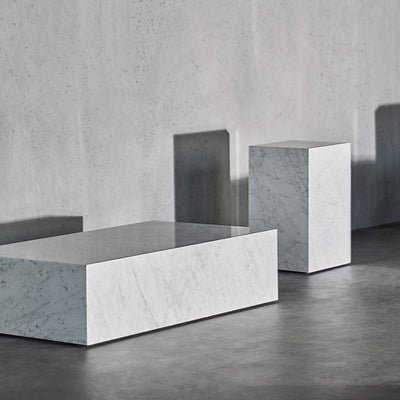 audo copenhagen (menu) | plinth low | white carrara marble
