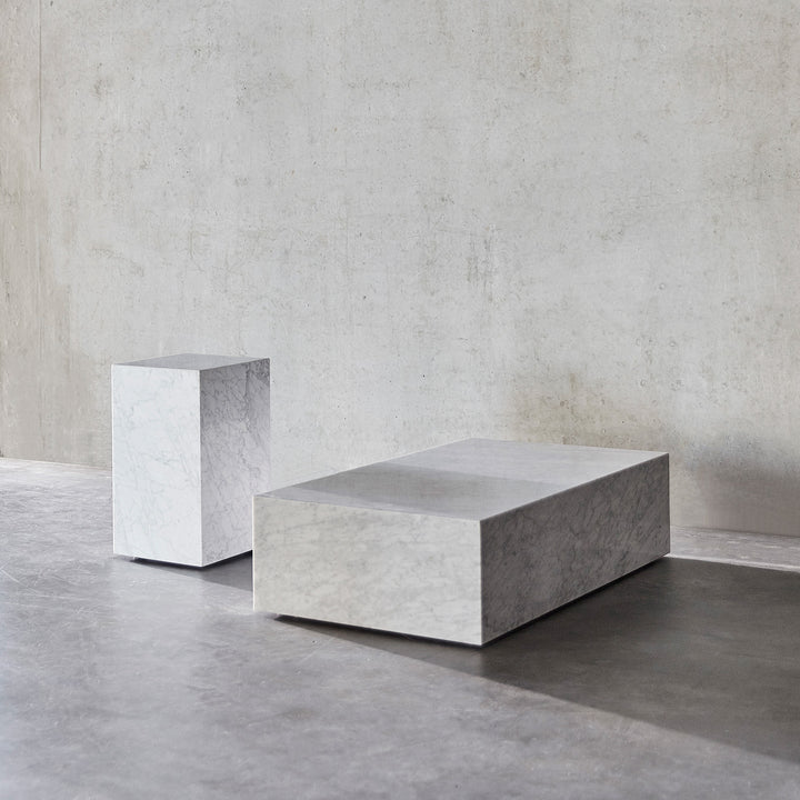 audo copenhagen (menu) | plinth low | white carrara marble