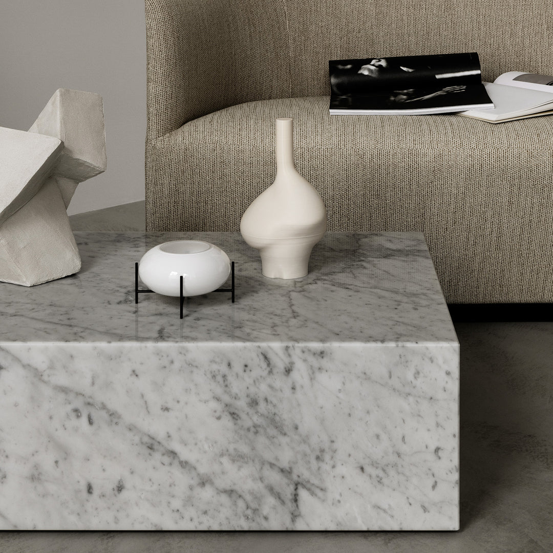 audo copenhagen (menu) | plinth low | white carrara marble