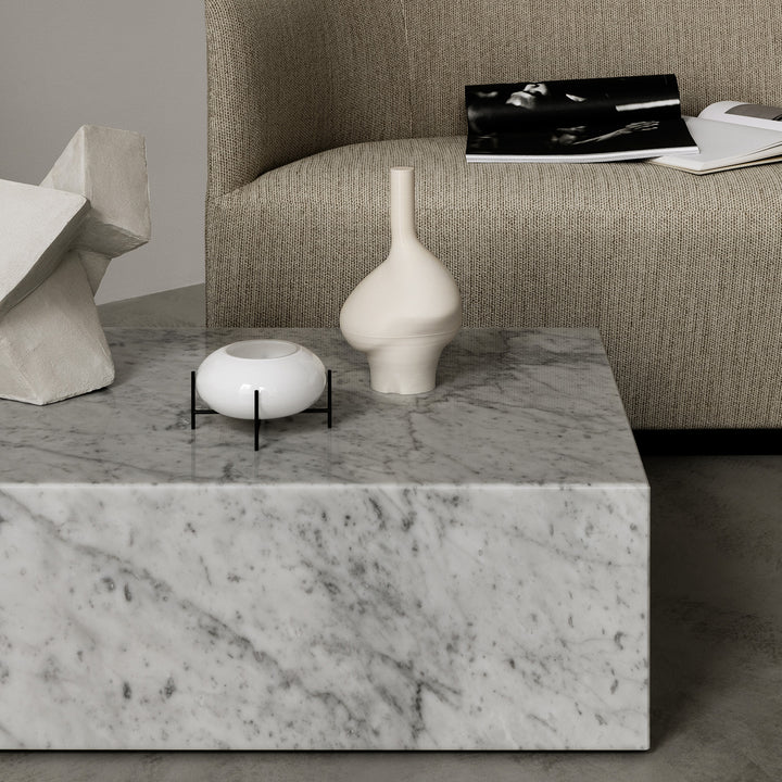 audo copenhagen (menu) | plinth low | white carrara marble