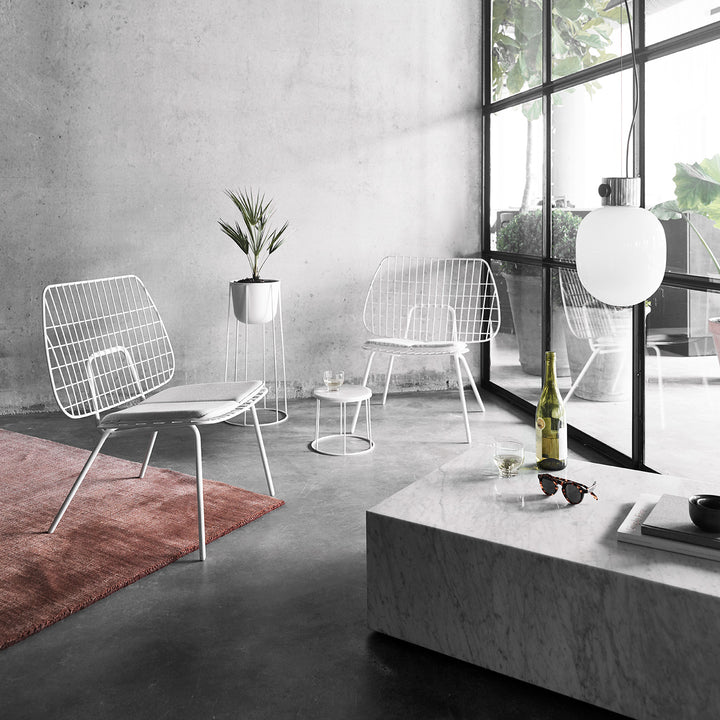 audo copenhagen (menu) | plinth low | white carrara marble