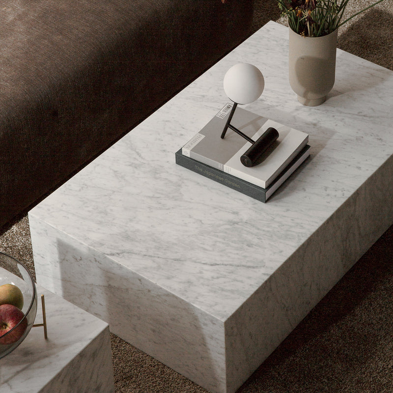 audo copenhagen (menu) | plinth low | white carrara marble