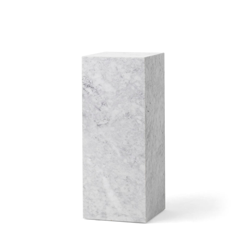 audo copenhagen (menu) | plinth pedestal | white carrara marble