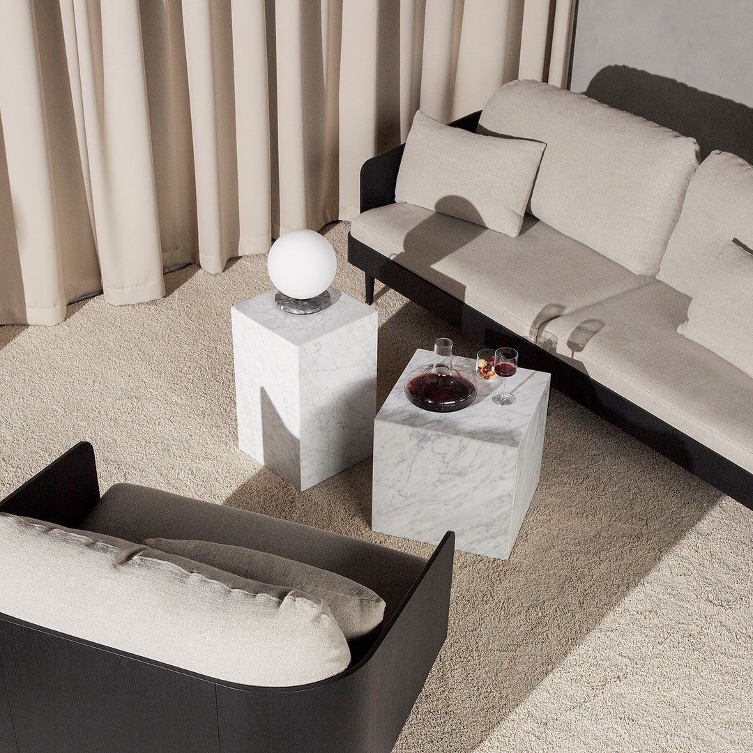 audo copenhagen (menu) | plinth tall | white carrara marble