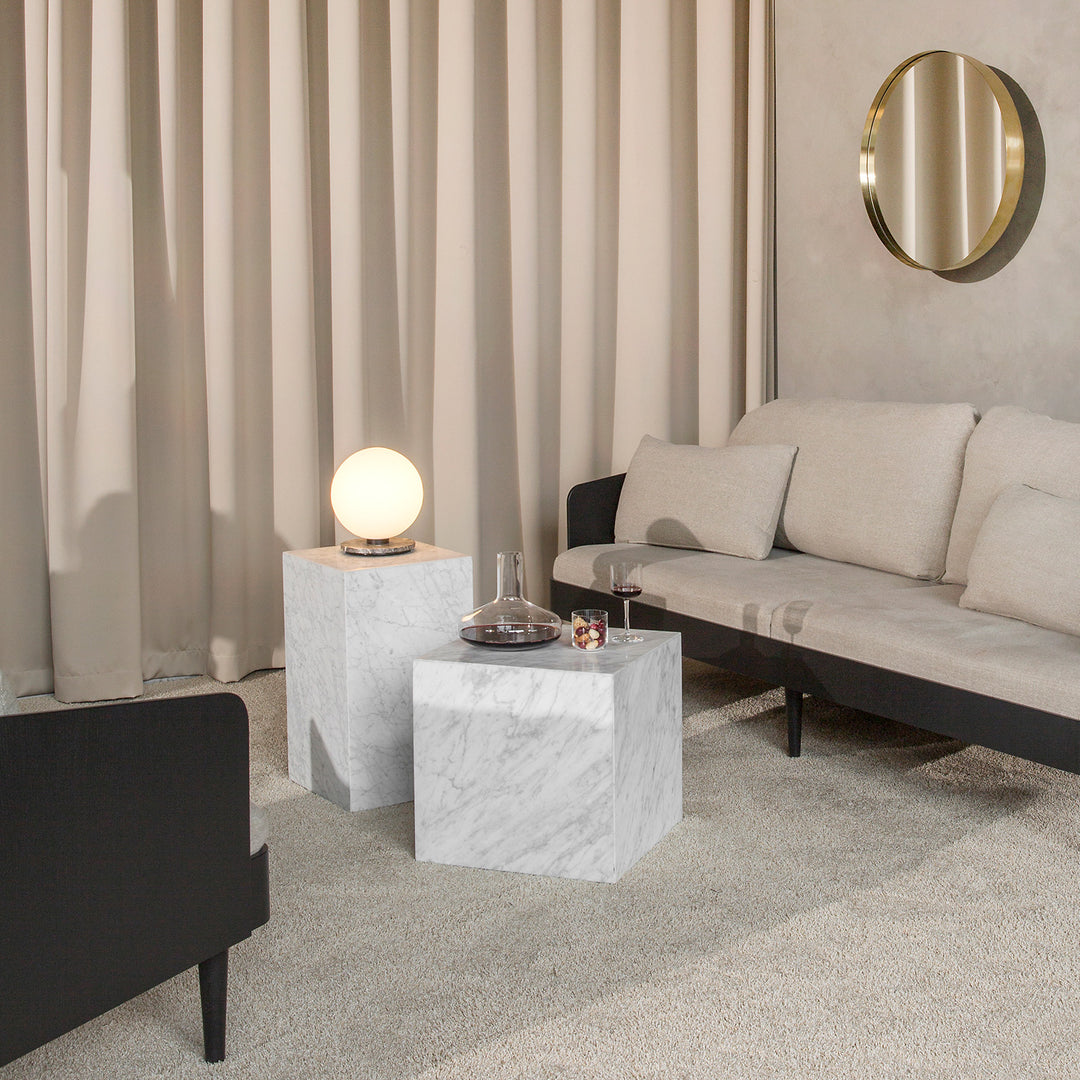 audo copenhagen (menu) | plinth tall | white carrara marble