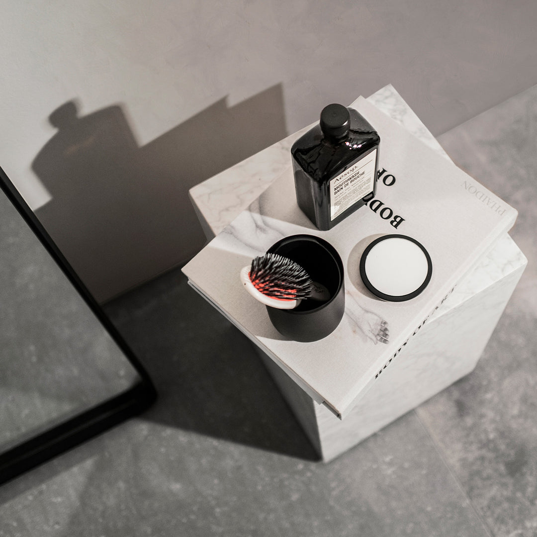 audo copenhagen (menu) | plinth tall | white carrara marble