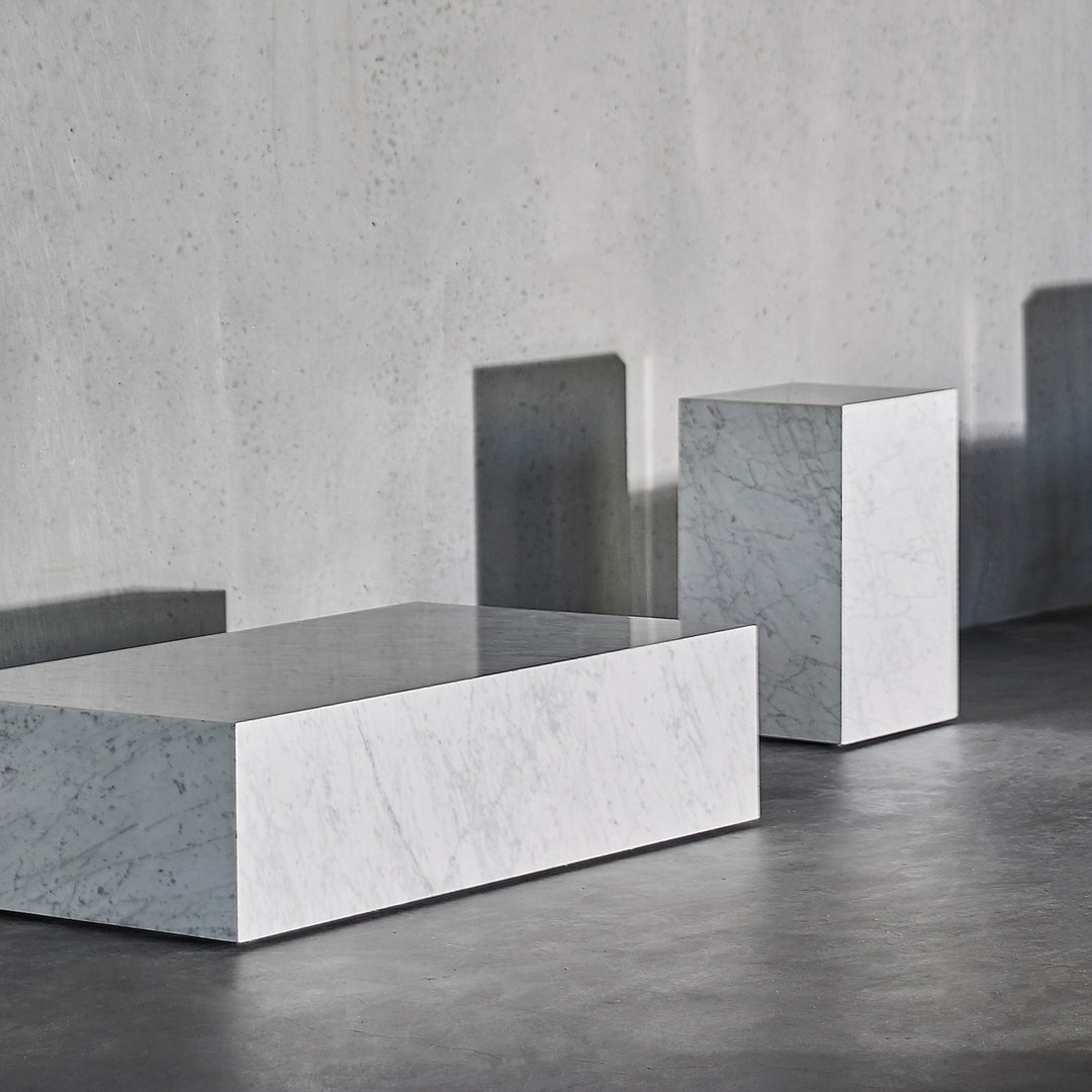 audo copenhagen (menu) | plinth tall | white carrara marble