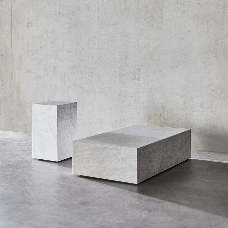 audo copenhagen (menu) | plinth tall | white carrara marble