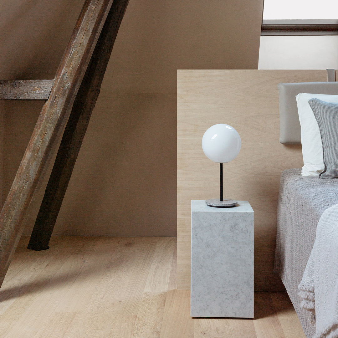 audo copenhagen (menu) | plinth tall | white carrara marble