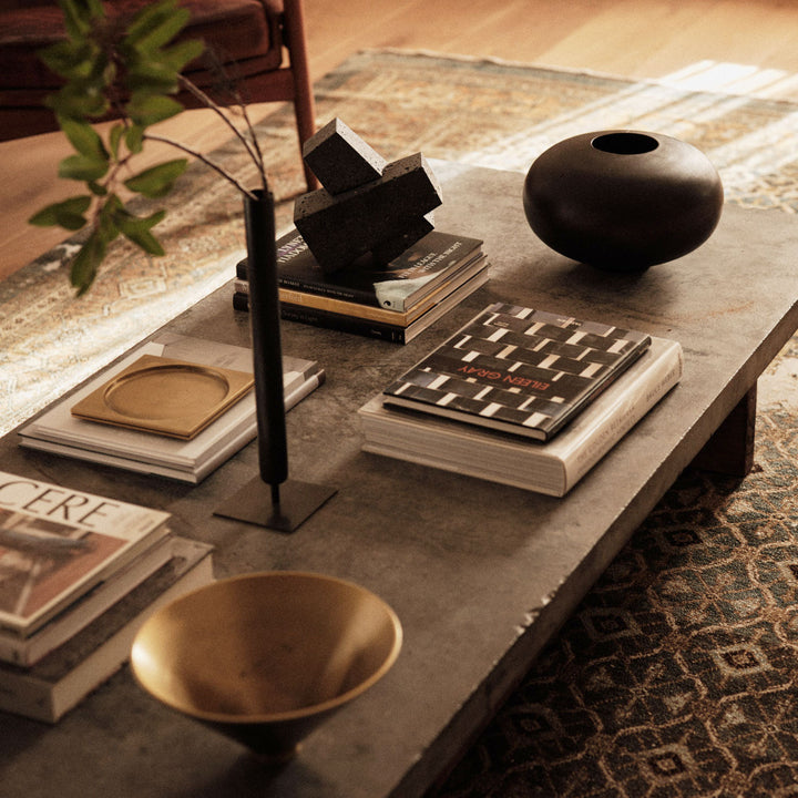 audo copenhagen (menu) | stance vase | bronzed brass 50cm