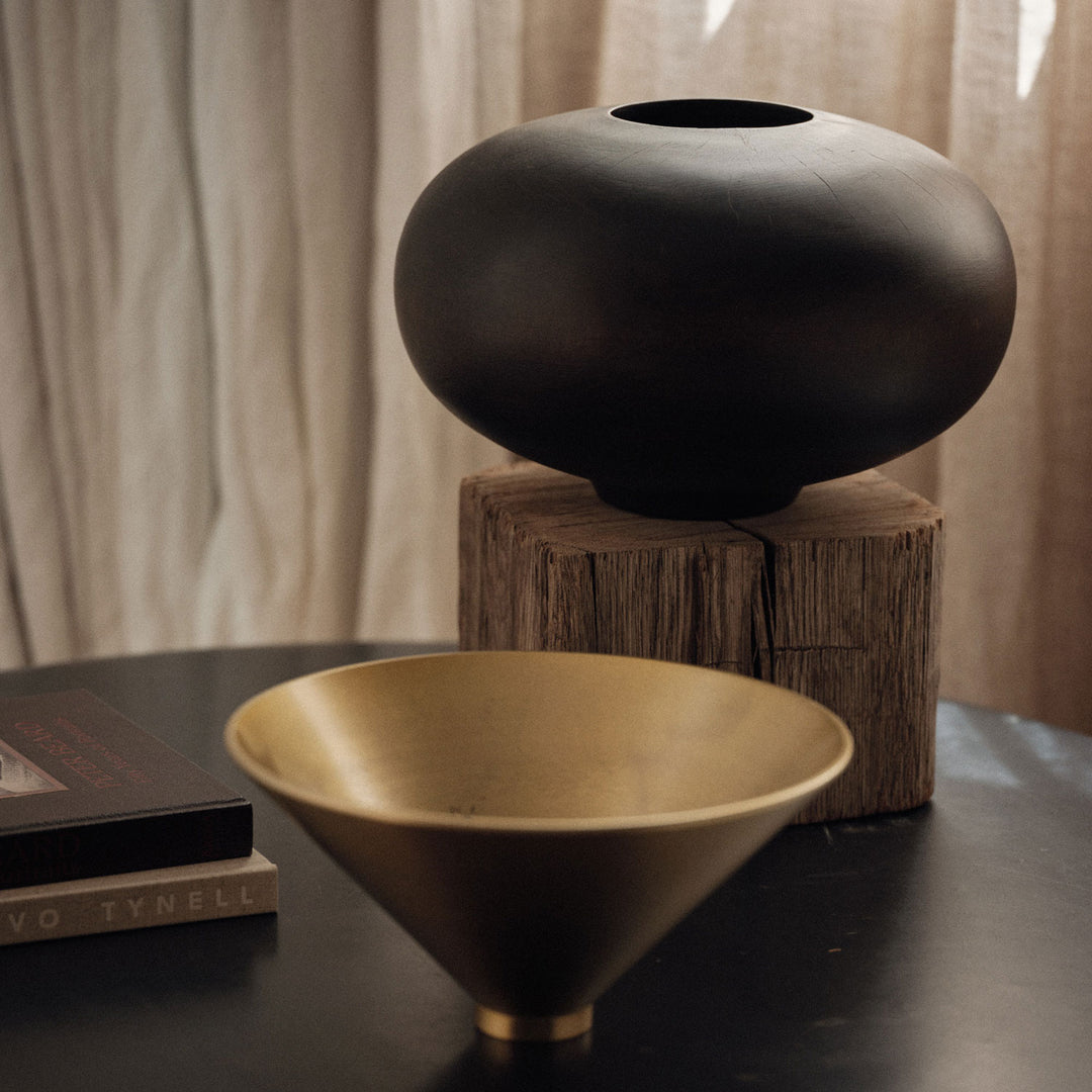 audo copenhagen (menu) | taper bowl | brass