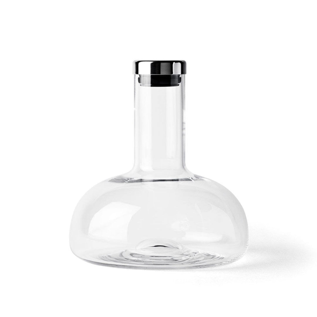 audo copenhagen (menu) | wine breather carafe | clear + steel