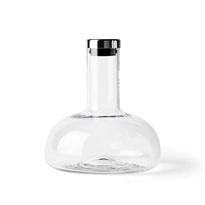 audo copenhagen (menu) | wine breather carafe | clear + steel