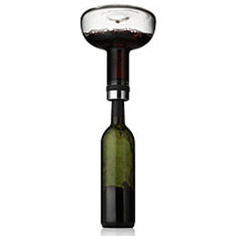 audo copenhagen (menu) | wine breather carafe | clear + steel