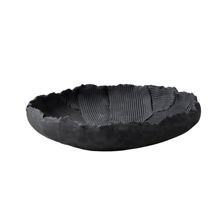 mette ditmer | art piece | patch bowl | black