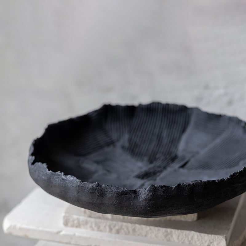 mette ditmer | art piece | patch bowl | black
