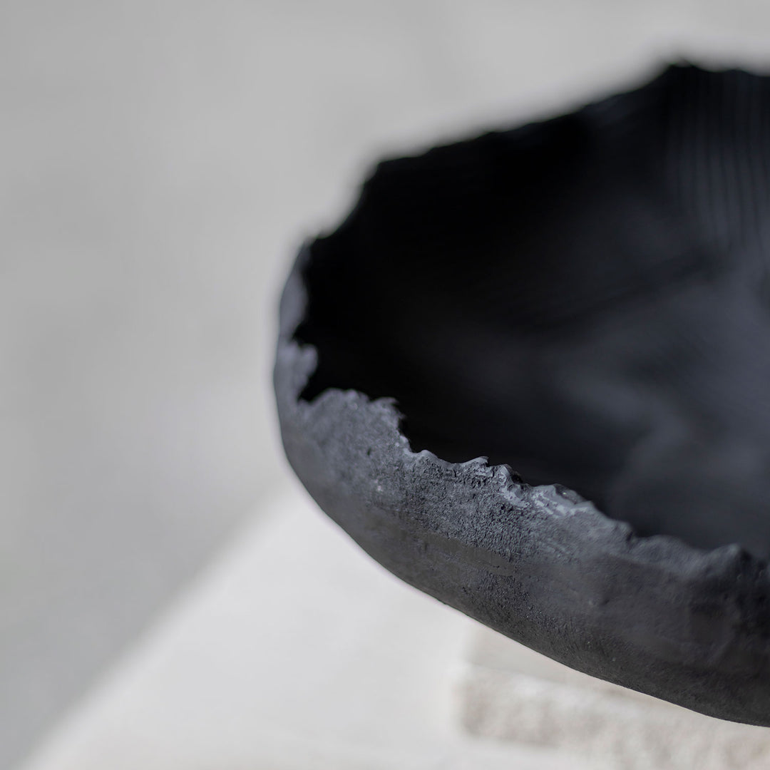 mette ditmer | art piece | patch bowl | black