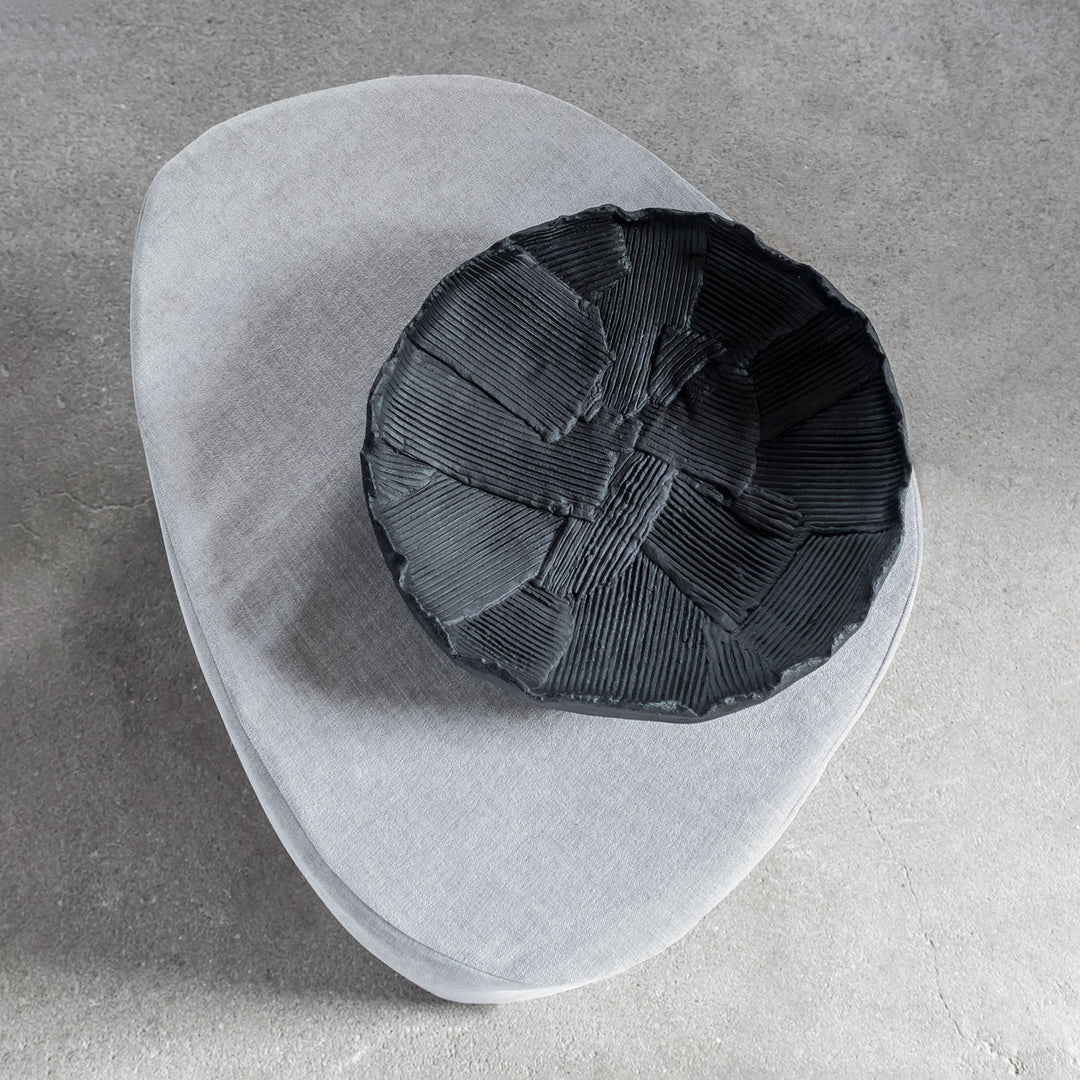 mette ditmer | art piece | patch bowl | black