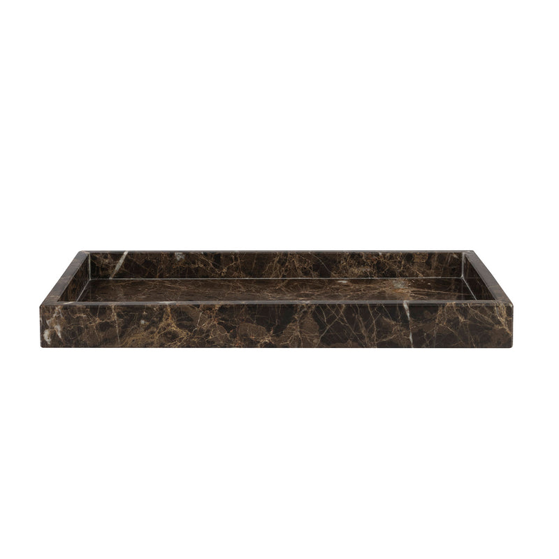 mette ditmer | marble deco tray | brown