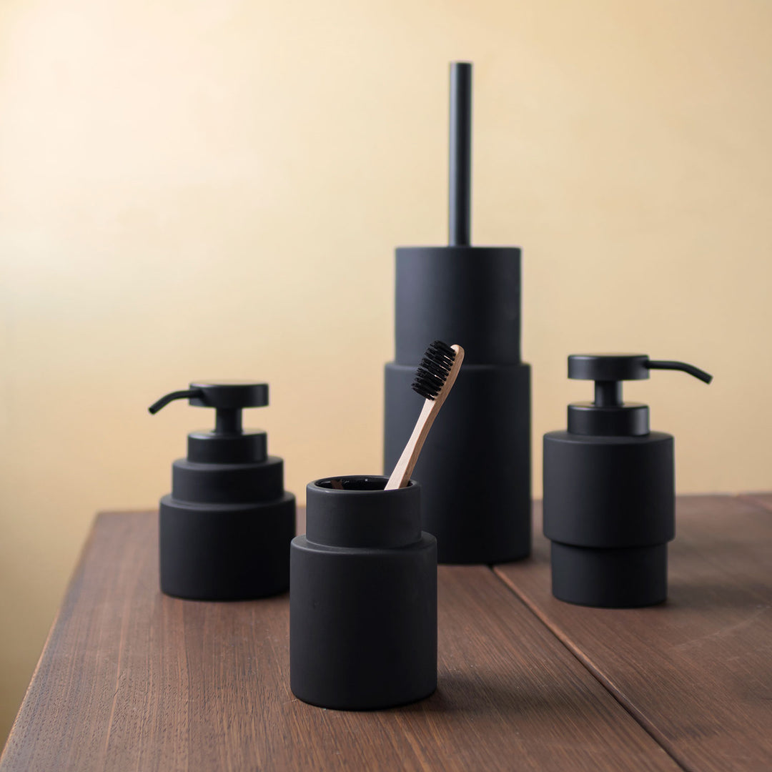 mette ditmer | shades toothbrush holder | black - DC