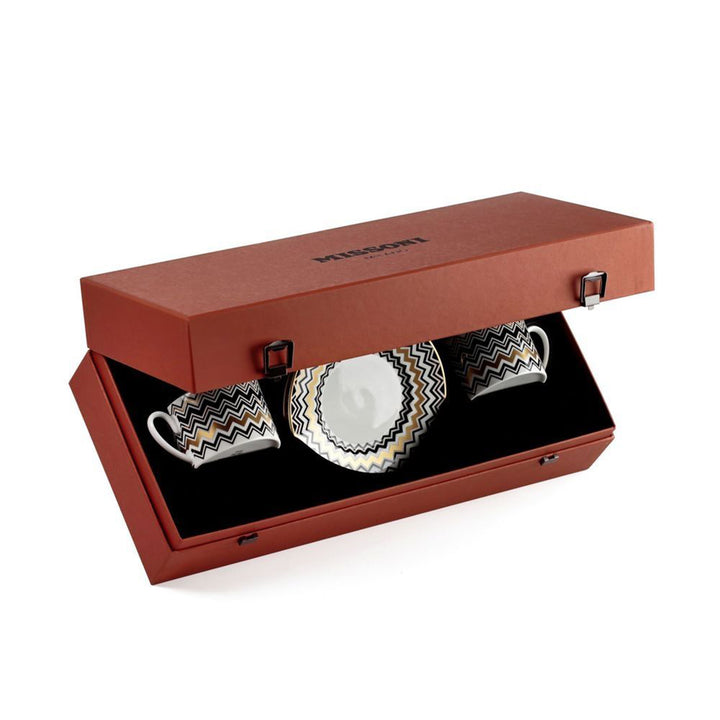 missoni home | zig zag tea cup set | gold - DC