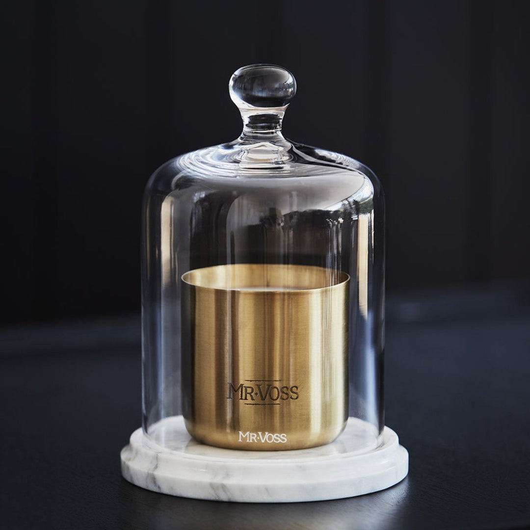 mr voss | marble plate + cloche