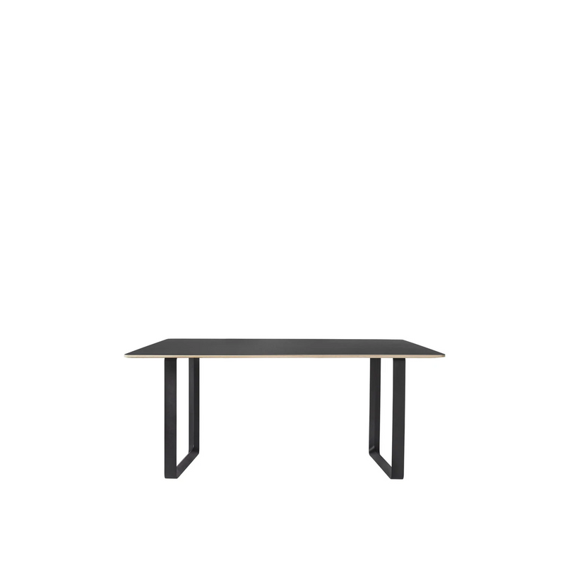 muuto | 70/70 table | black + black leg | 170cm