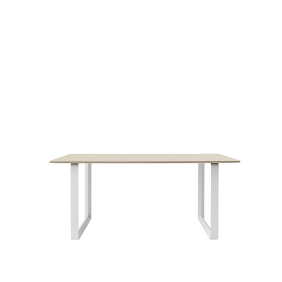 muuto | 70/70 table | oak + white leg | 170cm
