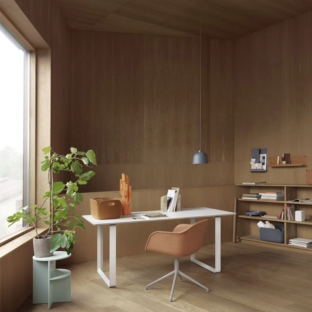 muuto | 70/70 table | white laminate + white base 255x108cm