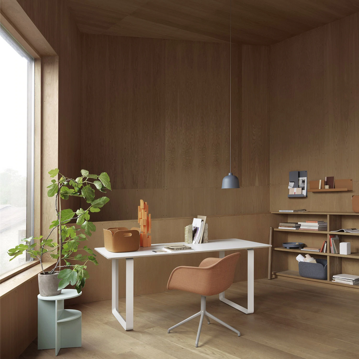 muuto | 70/70 table | white laminate + white base 255x108cm