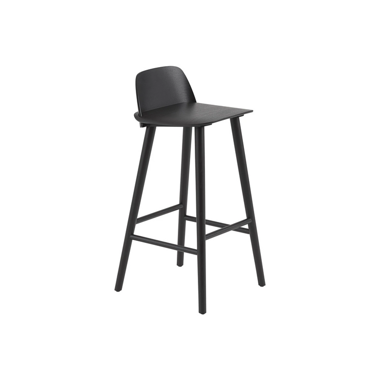 muuto | nerd bar stool | 75cm black ~ DC