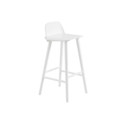 muuto | nerd bar stool | 75cm white - DC